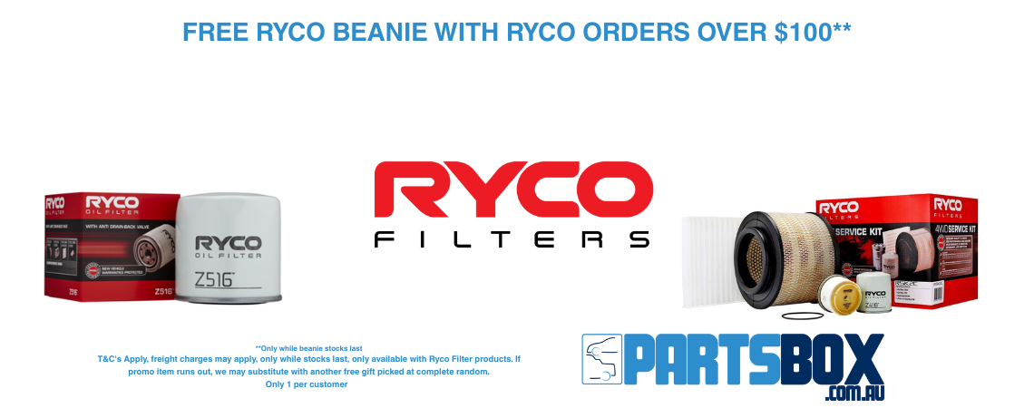 Free Beanie With Ryco Orders over $100