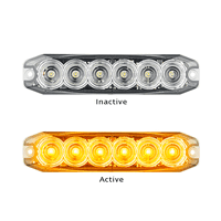 LED Autolamps Amber Emergency Lamp 120035AM