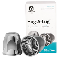 Alcoa Hug-A-Lug Snap-On Wheel 33mm Nut Covers (Pack of 10) 001813