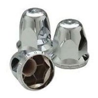 Alcoa Hug-A-Lug Chrome Screw-On Threaded 33mm Nut Cover (Single) 001851