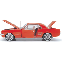 Classic Collectables 1/18 1966 Pony Mustang Signal Flare Red 18804