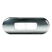 Hella 2059S DuraLED White Flush Mount Front Position/End Outline Lamp