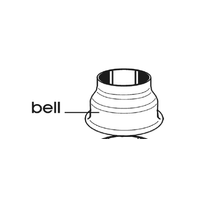 Chrome Tilt-Cab Connector Bell Only 2185JW