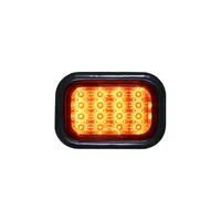 LUCIDITY RECTANGULAR AMBER INDICATOR LED 12/24 22018CA