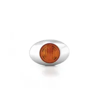 Lucidity LED Circle Amber Side Marker Lamp 22333AK-BL