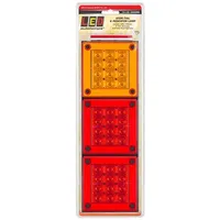 LED AUTOLAMPS 280 SERIES AMBER/RED STOP/TAIL/IND LAMP 280ARRM