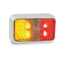 LED Autolamps Side Marker Light Red/Amber LED 12 or 24V - 35CARM