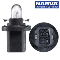 Narva 12V 1.2W B8.5D (BAX 10D) Black Base Dash Panel Globe 47762