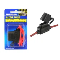 Narva In Line Standard Blade Fuse Holder 1 Way 30A 1 Pce 54406BL