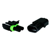 Narva 2 WAY FEMALE WATERPROOF CONNECTOR HOUSING (2 pack) 56472BL