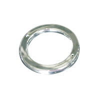 LUCIDITY PLASTIC CHROME FLANGE MOUNTING FOR 4" LIGHTS 57227-1