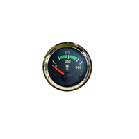 Genuine Kenworth Oil Pressure Gauge 500 KPA Gold/Brass Bezel 72504B