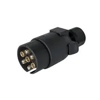 Narva 7 Pin Large Round Plastic Trailer Plug 82181BL