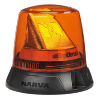 NARVA 10-33V Optimax LED Rotating Beacon Flange (Amber) 85660A