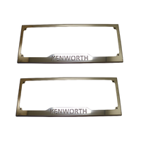 Kenworth Number/License Plate Surround Kit Standard Design  (2 x N60-KW-1000)