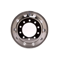 22.5 X 9.00 Alcoa Aluminum Wheel - Mirror Polish Dura-Bright Outside Only 89U641DB