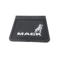 Mack Ute Black And White Mudflap 10"x12" AM97281012BM1MK