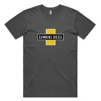 Cummins Charcoal Grey Tee - Diesel EXTRA LARGE CMDIESTEE