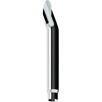 Aussie Curve Exhaust Stack 6” OD > 5” OD - Plain Inlet 48" (1220mm) High 