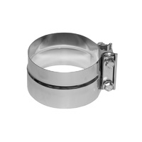 TRP Exhaust Clamp 5" Flat Band Chrome 