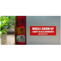 Genuine Kenworth Bumper Sticker "When I Grow Up I Want To Be A Kenworth" GB-KEN1124