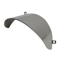 Kenworth Stainless Droopy Headlight Visor Pair HLV-DR0P