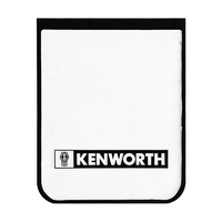 Kenworth Mudflap Black/White 60" x 76"
