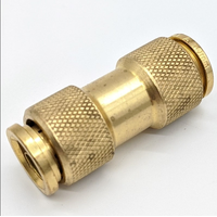 10mm Push To Connect Straight Union Brass Fitting MAQ62-D0T-10