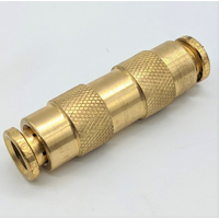 8mm Push To Connect Straight Union Brass Fitting MAQ62-D0T-8