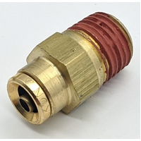 Push To Connect 6mm to 1/4 Thread Straight Fitting MAQ68-D0T-6X4