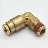 6mm Push To Connect Elbow To 1/8 Thread Fitting MAQ69-D0TS-6X2