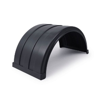 TruckMate 650mm Plastic Mudguard Black MG650B