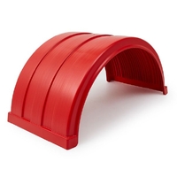 TruckMate 650mm Plastic Mudguard Red MG650R