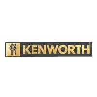  Kenworth Windscreen Decal TRANSPARENT BLACK/GOLD 736mm x 126mm PPT2DE0007KW