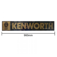 Genuine Kenworth Windscreen Decal Black Gold 960mm X 165mm