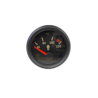 Genuine Kenworth Engine Water Temp Gauge With Black Bezel (Q43-1129-001)