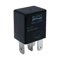 Britax Micro 5 Pin 25/30A Change Over Relay RMC-1225RBXBR1TAX