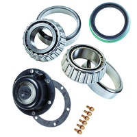 Steer Axle Bearings / Standard Seal / Hub Cap Kit