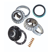 Steer Axle Bearings / Standard Seal / Hub Cap Kit