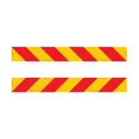 TRP Parts Rear Marker Plate Metal Sign 81A/B LHS & RHS 800mm x 100mm each (sold as pair) TRP81AB-D