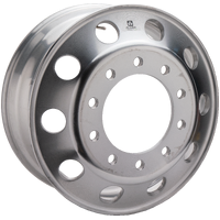 Alcoa Wheel 22.5" x 8.25" - Hub Pilot - 285.75mm Bolt Circle Mirror Polish Inside Only with Dura-Bright ULA182DB
