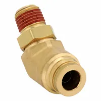 1/2" Push To Connect  x 1/2" MNPT Thread Elbow 45 Degree VS179PTC-8-8