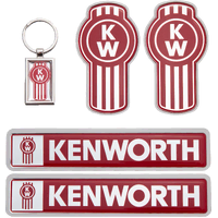 Genuine Kenworth LEGACY BADGE PACK, CHROME Z53-KW-1001