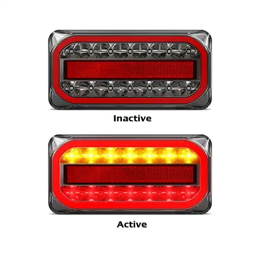 LED Auto Lamps Stop/Tail/Ind/Licence/Reflector Lamp Twin Pack 215ARLP2