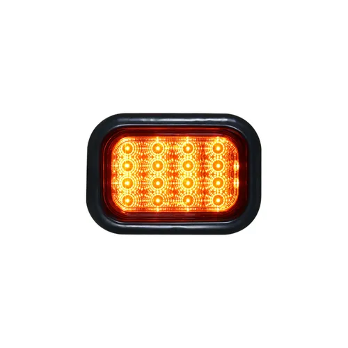 LUCIDITY RECTANGULAR AMBER INDICATOR LED 12/24 22018CA