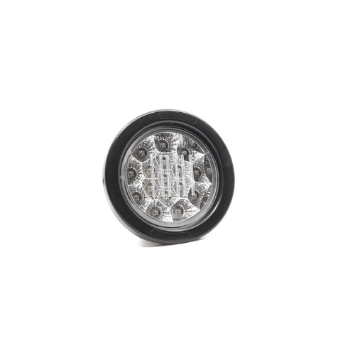 Lucidity 4" ROUND CLEAR/RED 22551CR