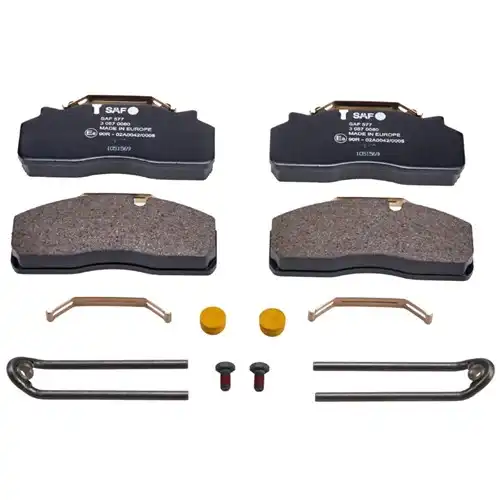 Genuine SAF Holland Axle Brake Pad Set PAN 19 WABCO 3057008002