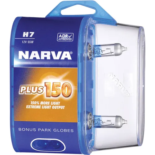 Narva Plus 150 Headlight Globes H7 12V 55W 48386BL2