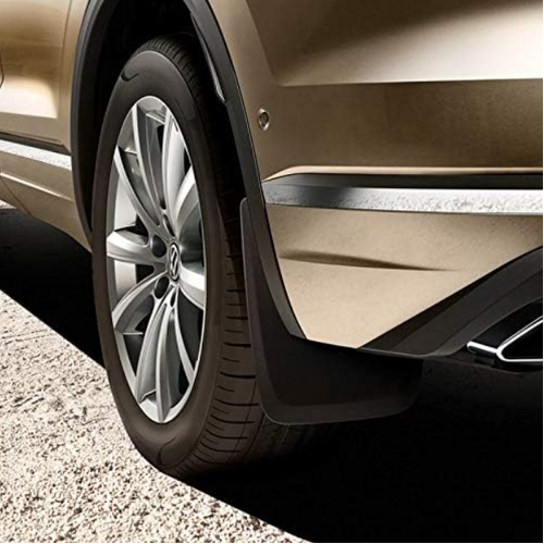 Volkswagen Mud Flaps Rear Black Grained Touareg 2019 Onwards