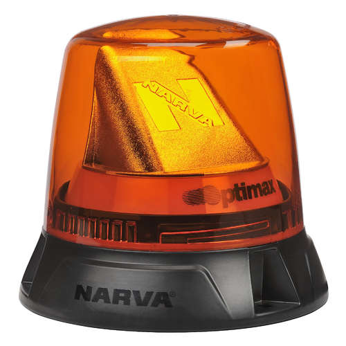 NARVA 10-33V Optimax LED Rotating Beacon Flange (Amber) 85660A